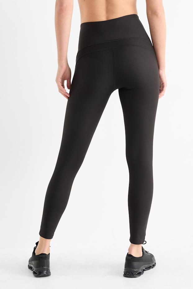 Femmes - Legging de sport - 4 Way Stretch - protection UV - noir