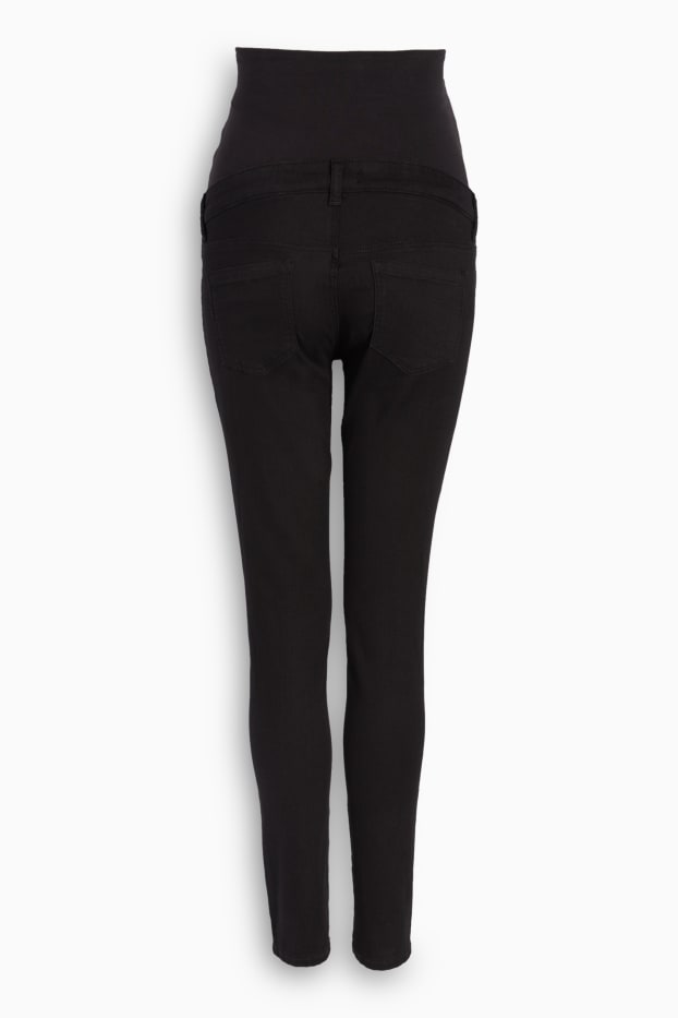 Dámské - Těhotenské džíny - skinny jeans - LYCRA® - černá