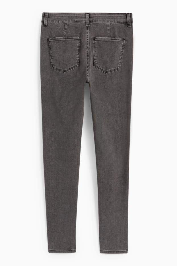 Dona - Jegging jeans - high waist - texà gris