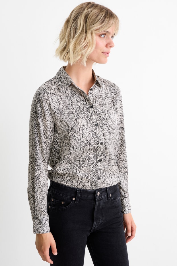 Donna - Blusa - fantasia - grigio
