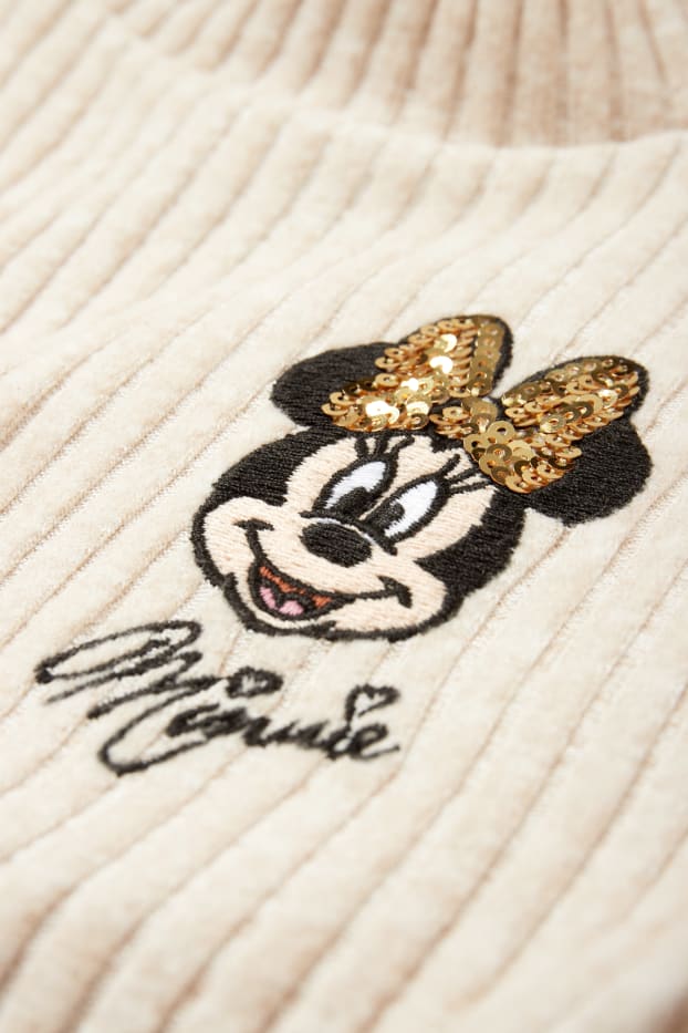 Bambine - Minnie - maglia a maniche lunghe - beige chiaro