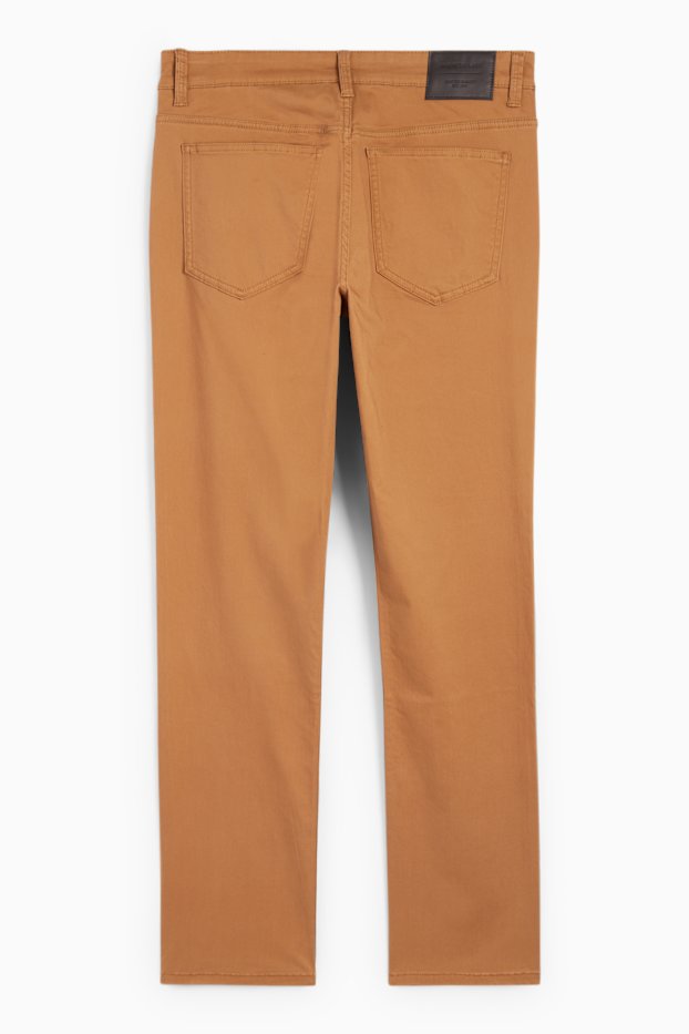 Heren - Broek - slim fit - bruin