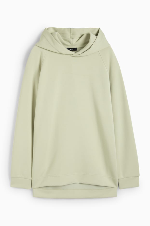 Dames - Basic hoodie - lichtgroen