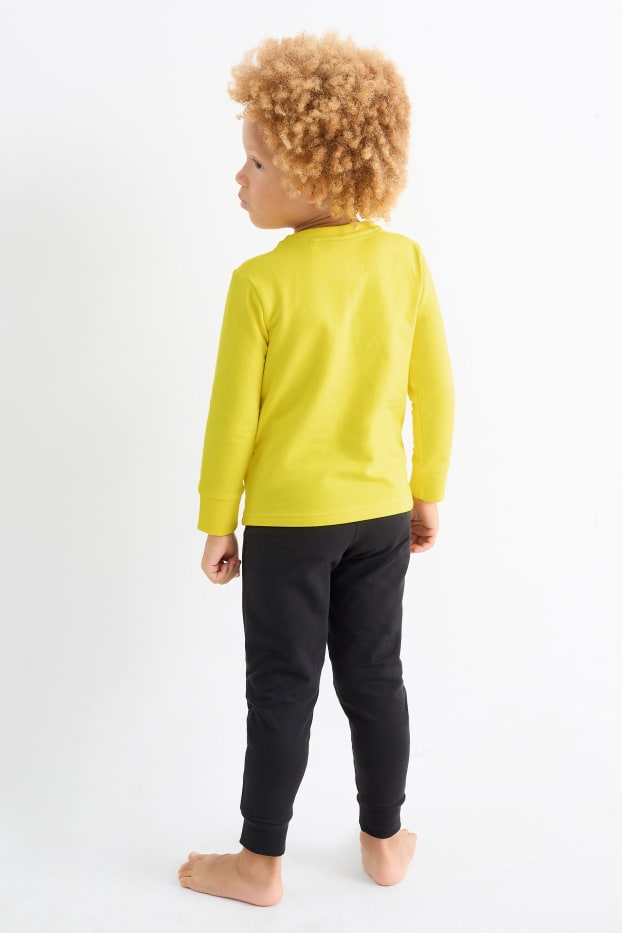 Bambini - Batman - pigiama - 2 pezzi - giallo