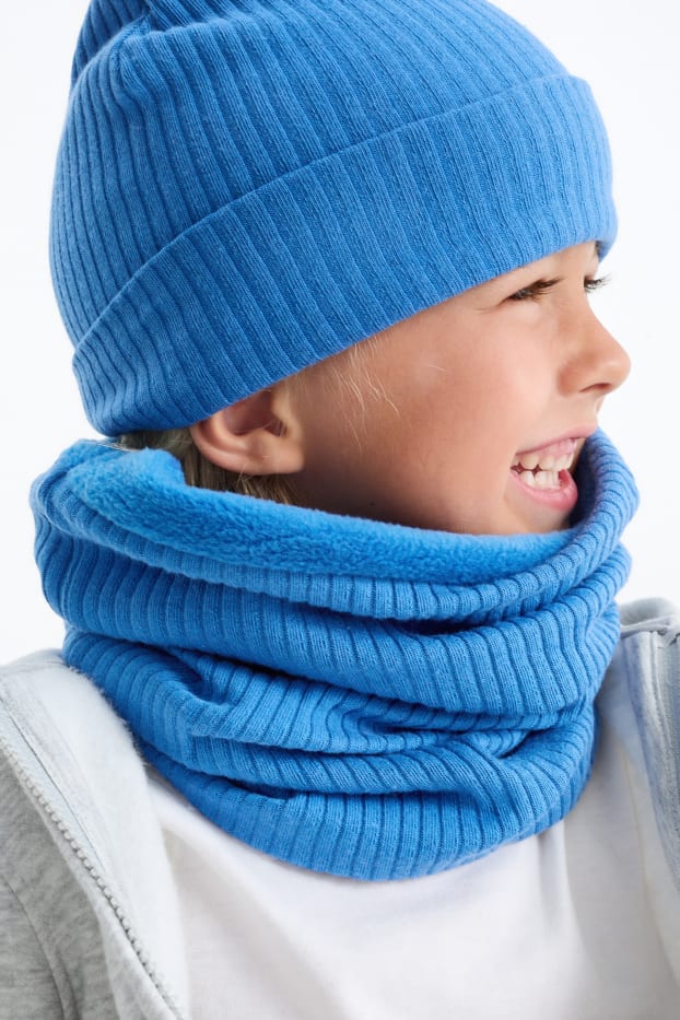 Children Boys - Beanie - blue