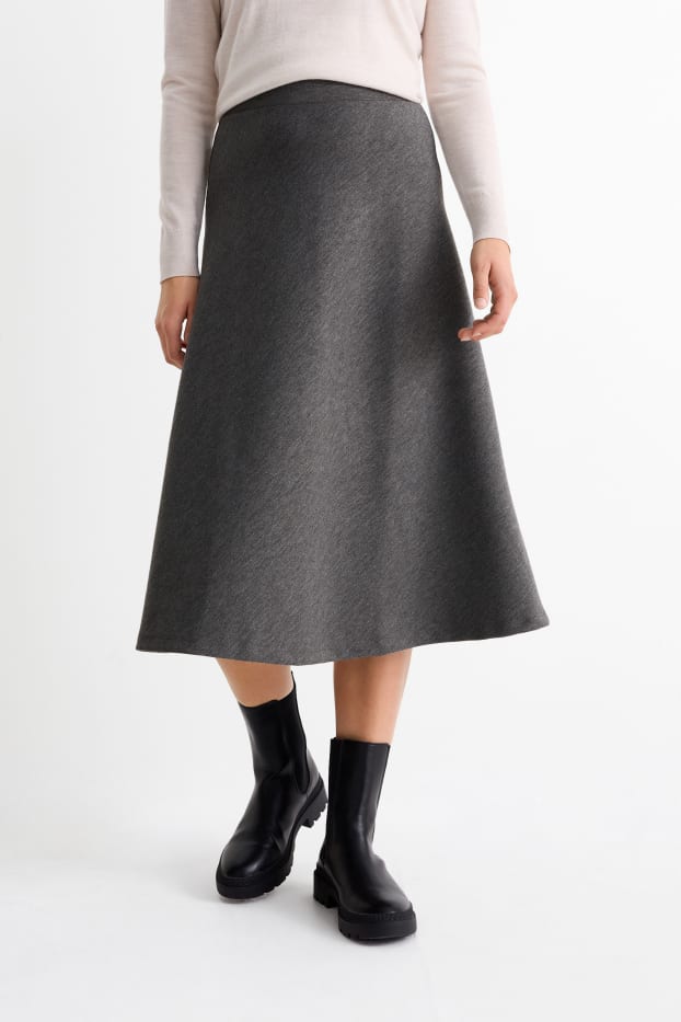 Mujer - Falda - gris oscuro