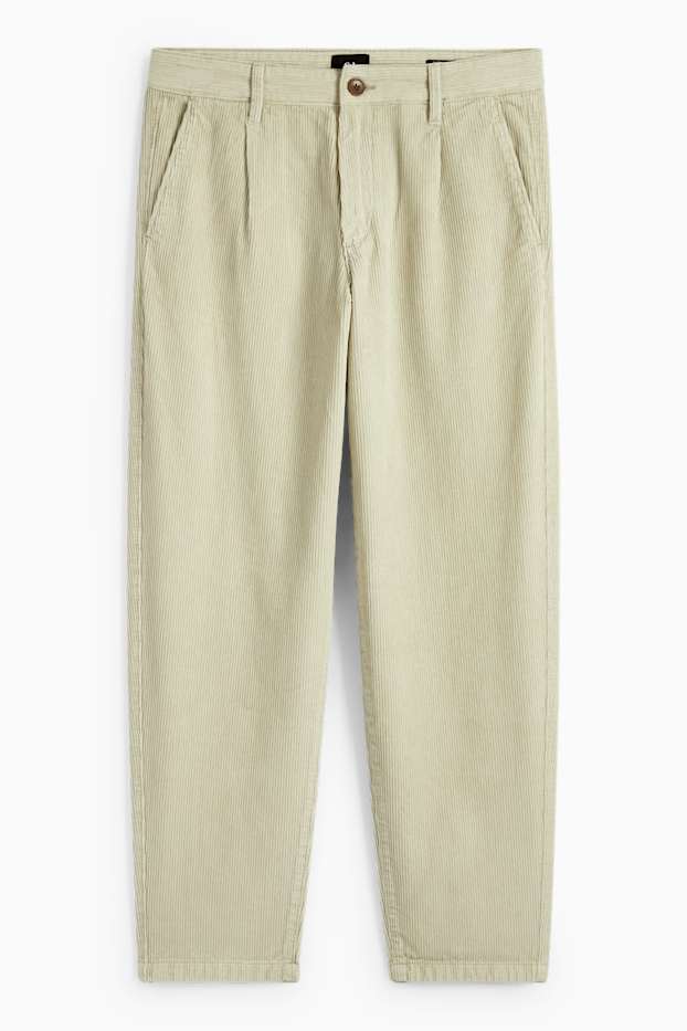 Home - Xinos de pana - relaxed fit - verd clar