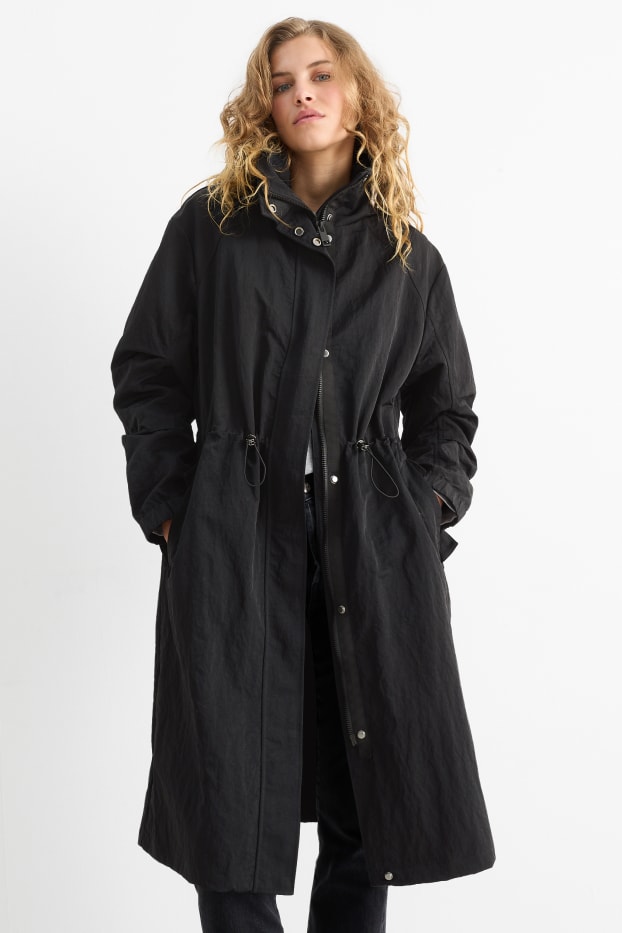 Femmes - Parka à capuche - noir