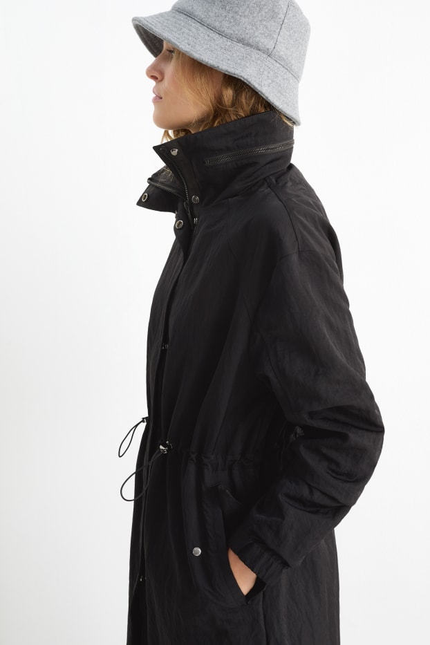 Femmes - Parka à capuche - noir