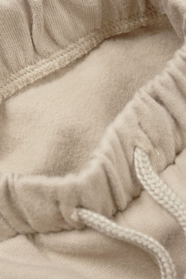 Baby Jungen - Dino - Baby-Outfit - 2 teilig - weiss / beige