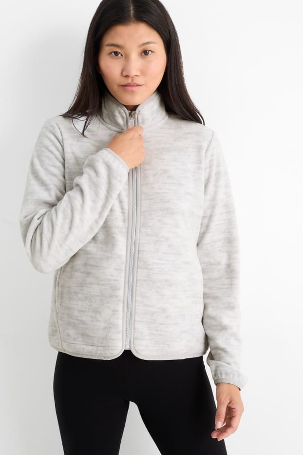 Femmes - Veste en polaire - gris clair