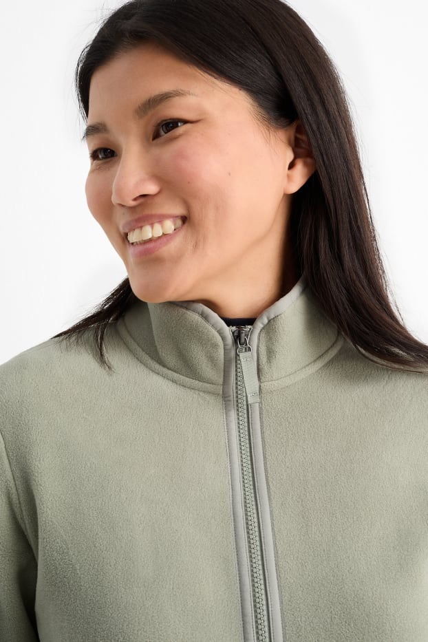 Femmes - Veste en polaire - vert clair