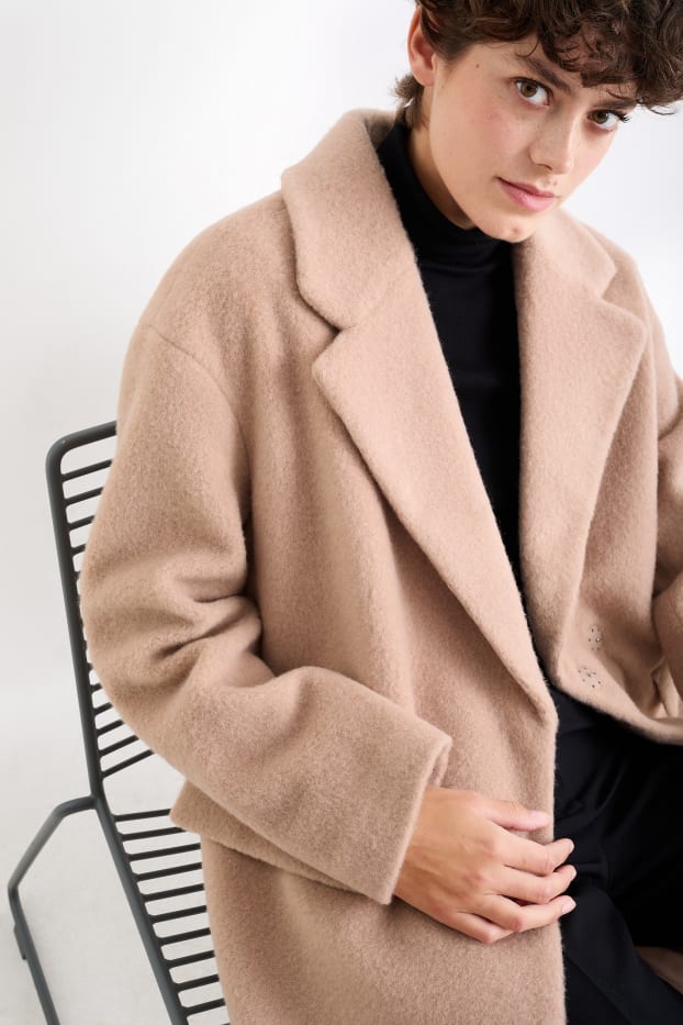 Dames - Mantel - beige