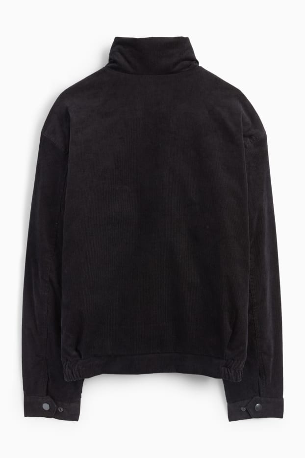 Herren - Cord-Jacke - schwarz