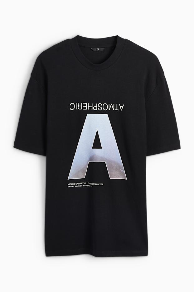 Hommes - T-shirt - noir
