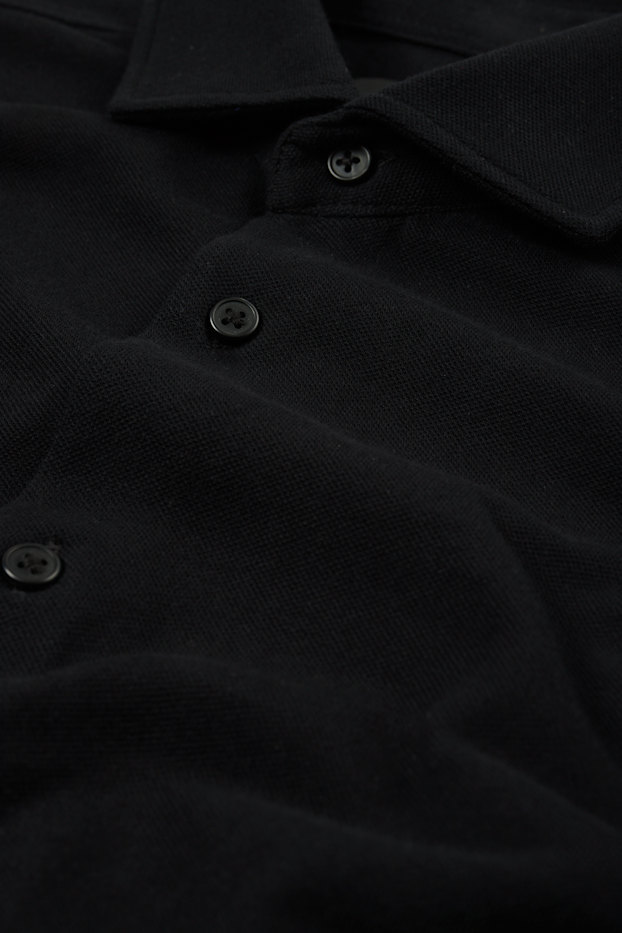 Herren - Hemd - Slim Fit - Kent - schwarz