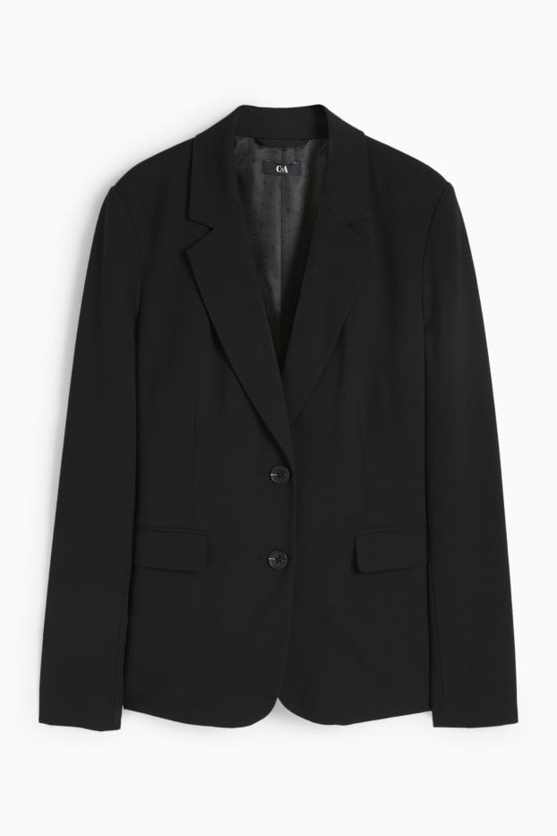 Femmes - Blazer de bureau - regular fit - noir