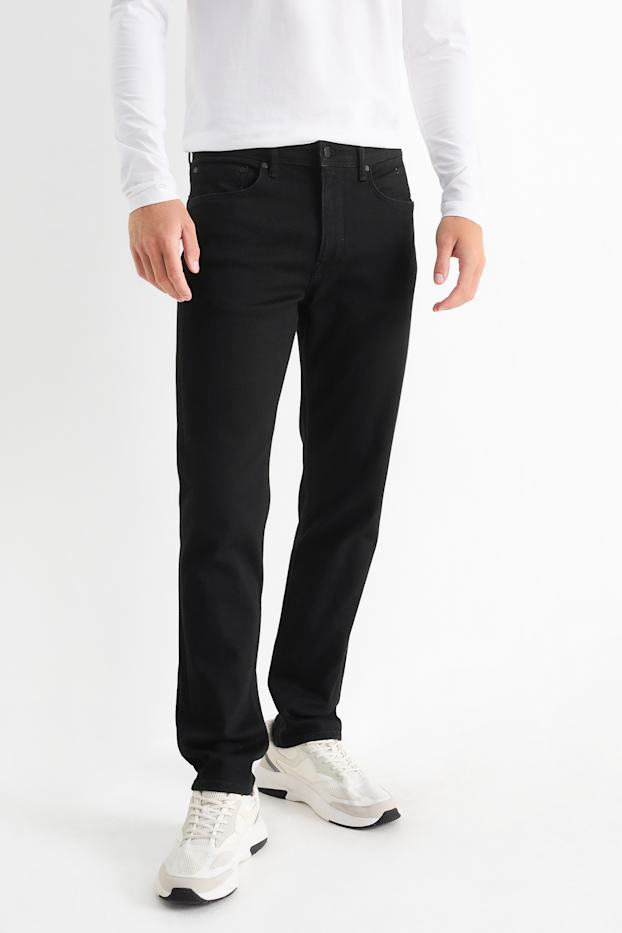 Bărbați - Slim jeans - negru