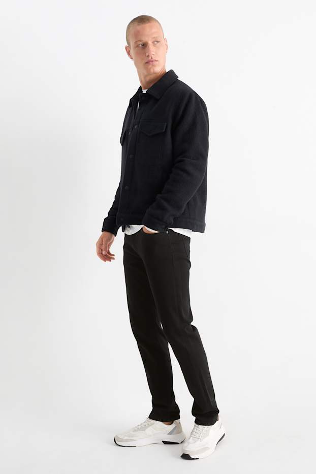 Bărbați - Slim jeans - negru