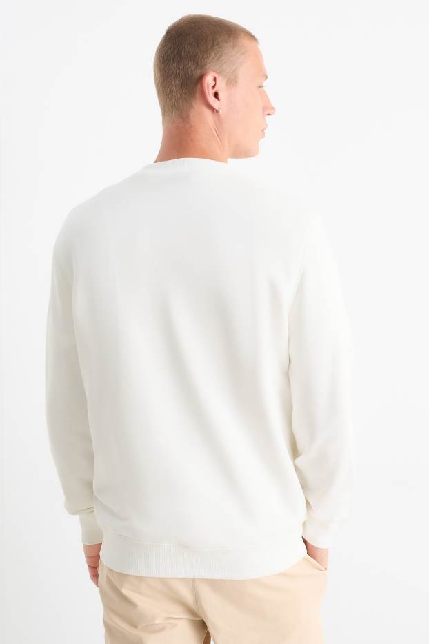 Men - Sweatshirt - cremewhite