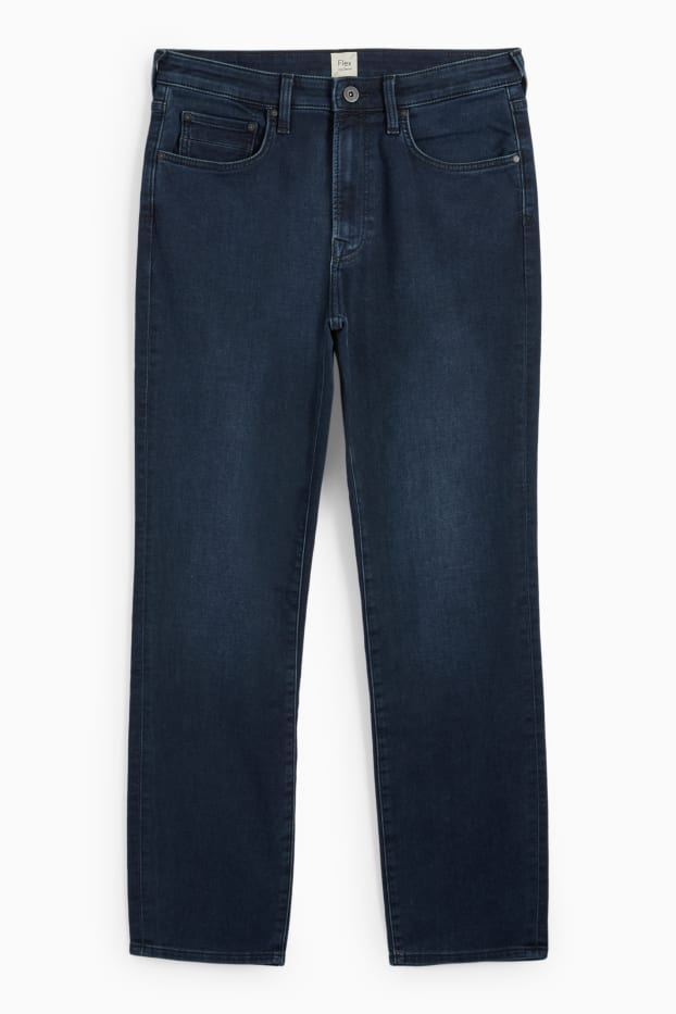 Uomo - Straight jeans - jog denim - Flex - LYCRA® - jeans blu scuro