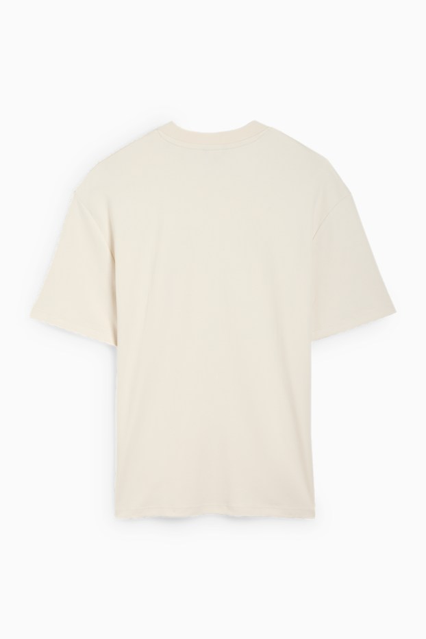 Hommes - T-shirt - beige clair