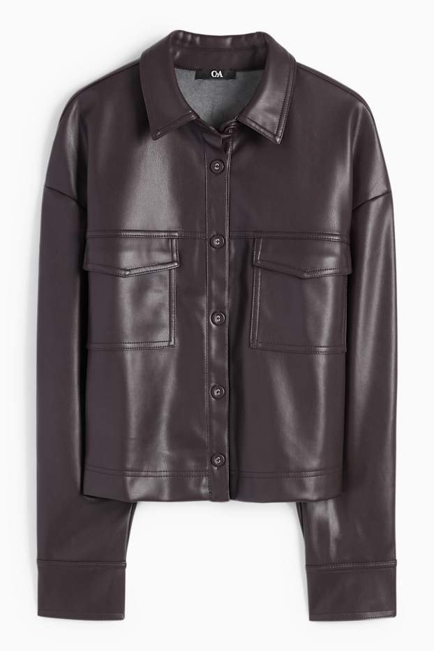 Donna - Shaket - similpelle - marrone scuro