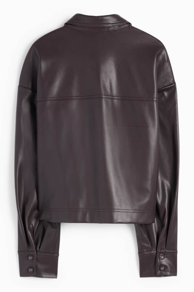 Donna - Shaket - similpelle - marrone scuro