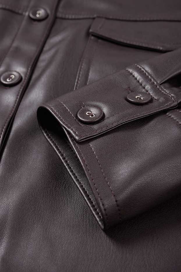 Donna - Shaket - similpelle - marrone scuro