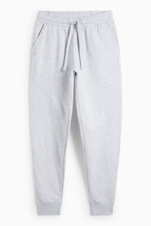 Femmes - Pantalon de jogging basique - gris clair chiné