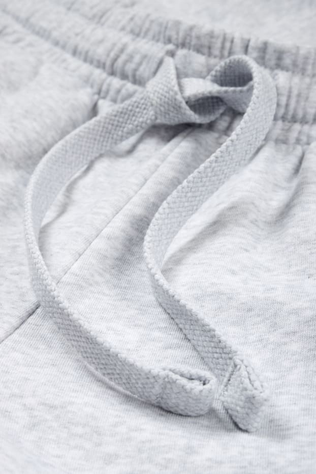 Femmes - Pantalon de jogging basique - gris clair chiné
