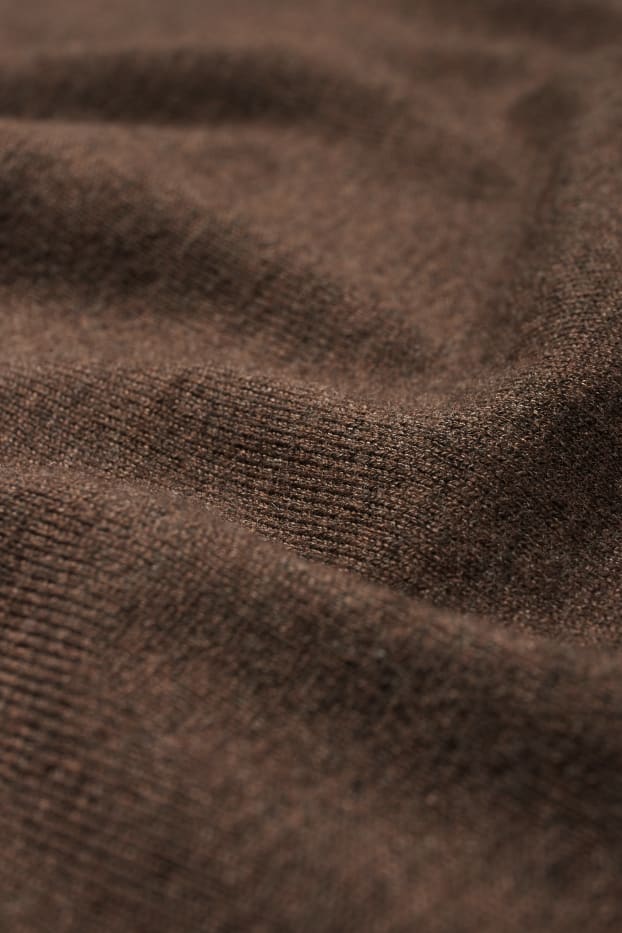 Femmes - Pullover en maille fine - marron