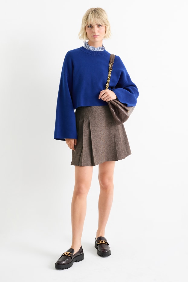 Damen - Minirock - braun