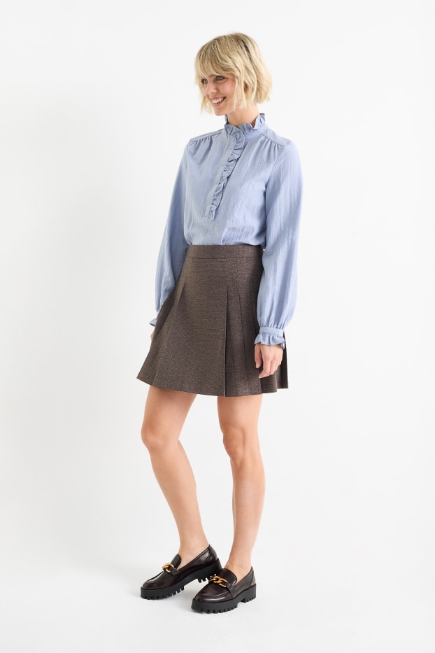 Damen - Minirock - braun