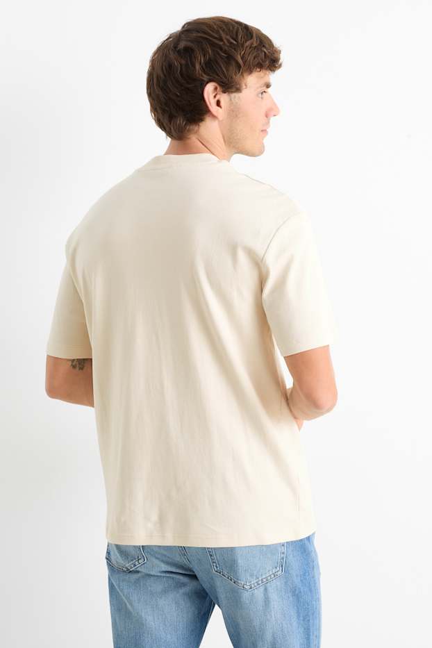 Hommes - T-shirt - beige clair