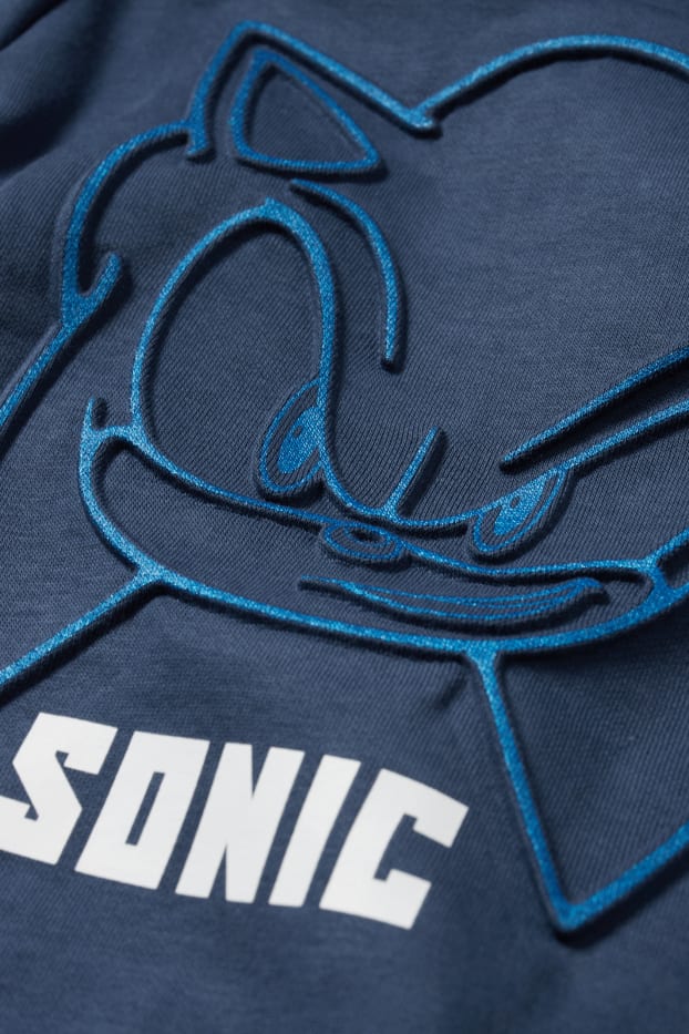 Nen - Sonic - dessuadora amb caputxa - blau fosc