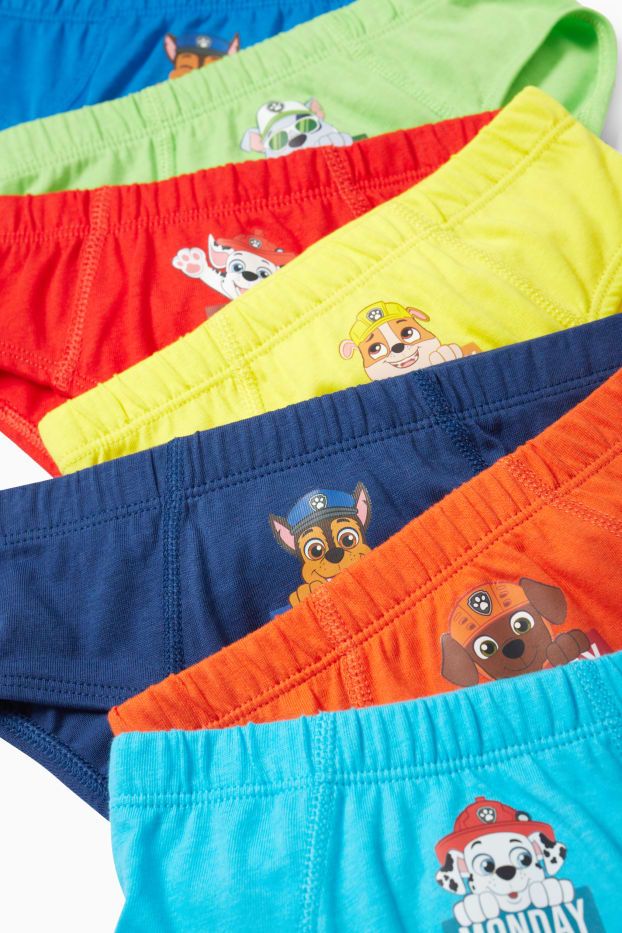 Kinder Jungen - Multipack 7er - PAW Patrol - Chase, Marshall, Rubble - Slip - bunt