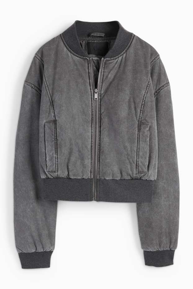 Women - Bomber jacket - gray