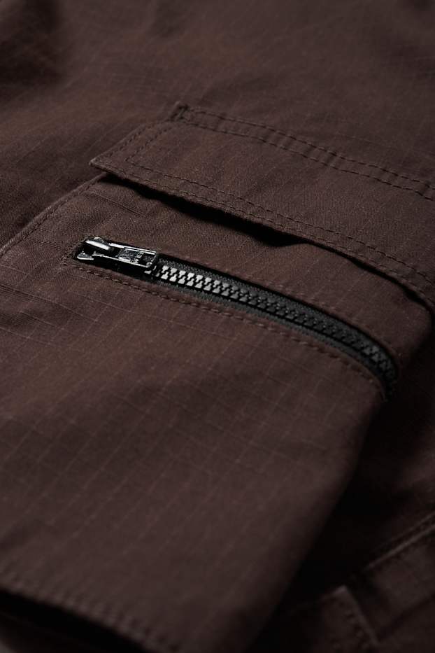 Nen - Pantalons cargo - marró fosc