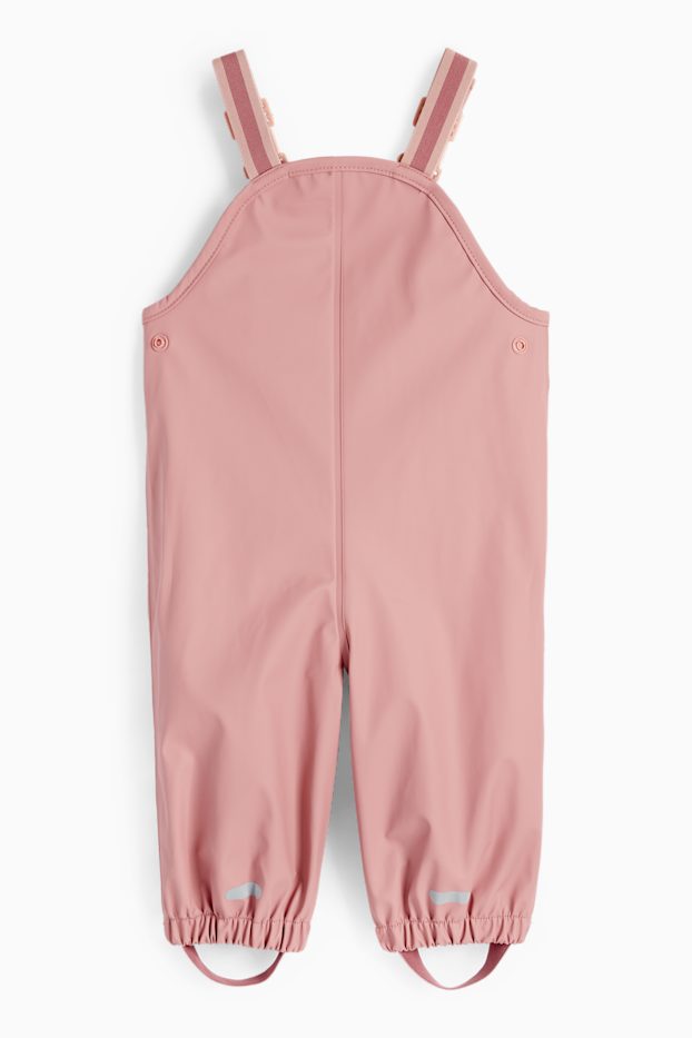 Bébés filles - Pantalon de pluie pour bébé - imperméable - rose foncé