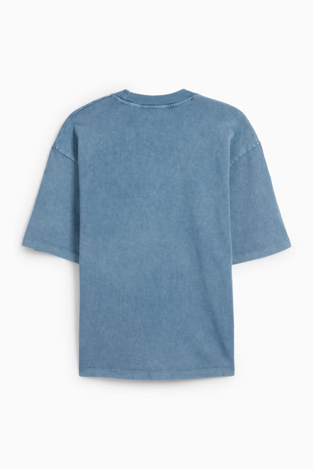 Hommes - T-shirt oversize - bleu