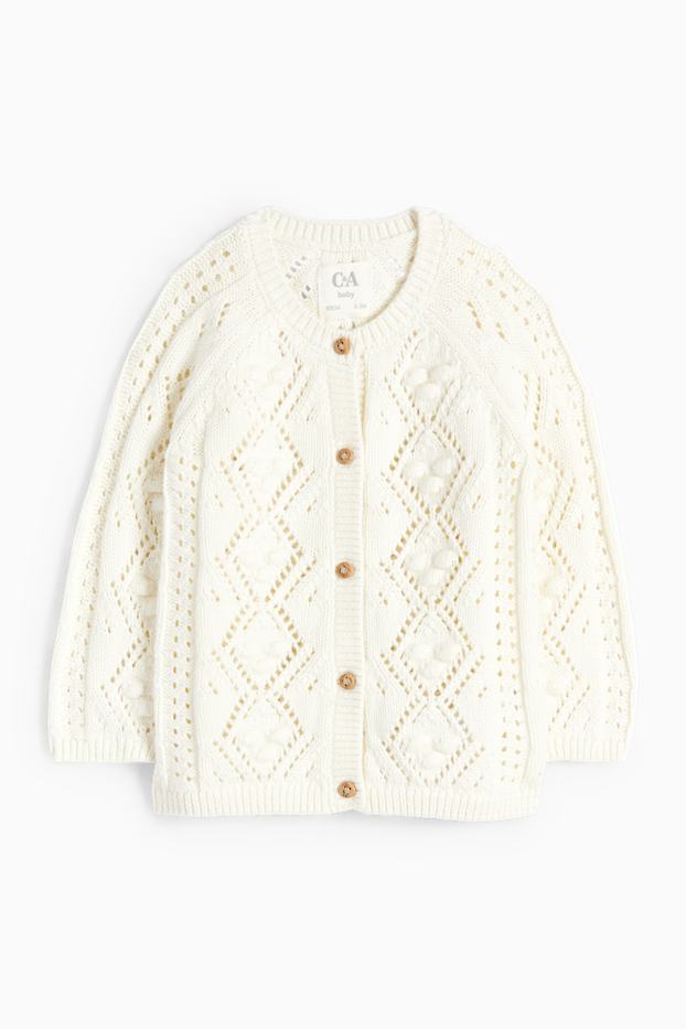 Bébés filles - Petites fleurs - tenue pour bébé - 2 pièces - gris / beige