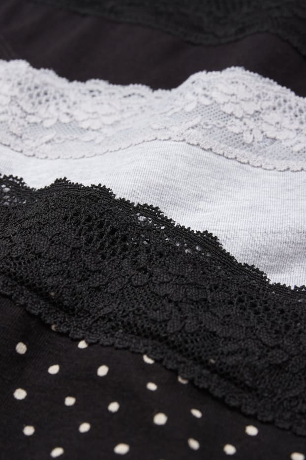 Damen - Multipack 3er - Slip - schwarz