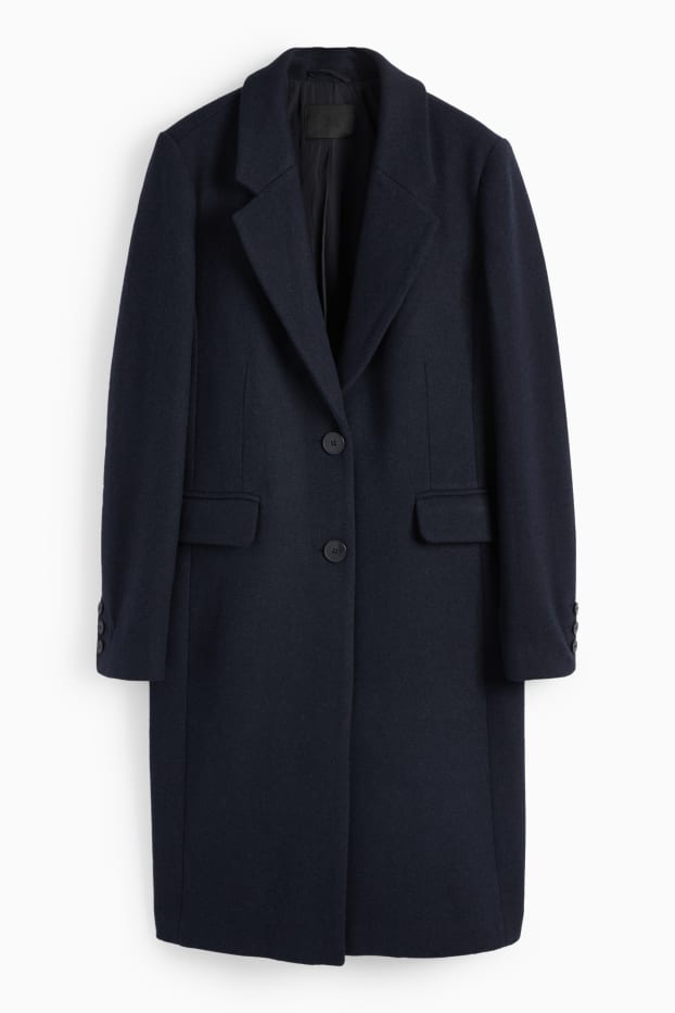 Damen - Mantel - dunkelblau