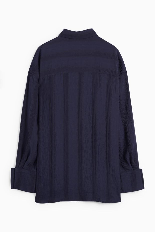 Women - Blouse - dark blue