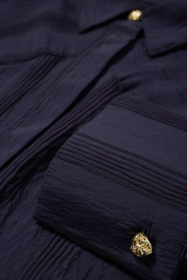 Women - Blouse - dark blue