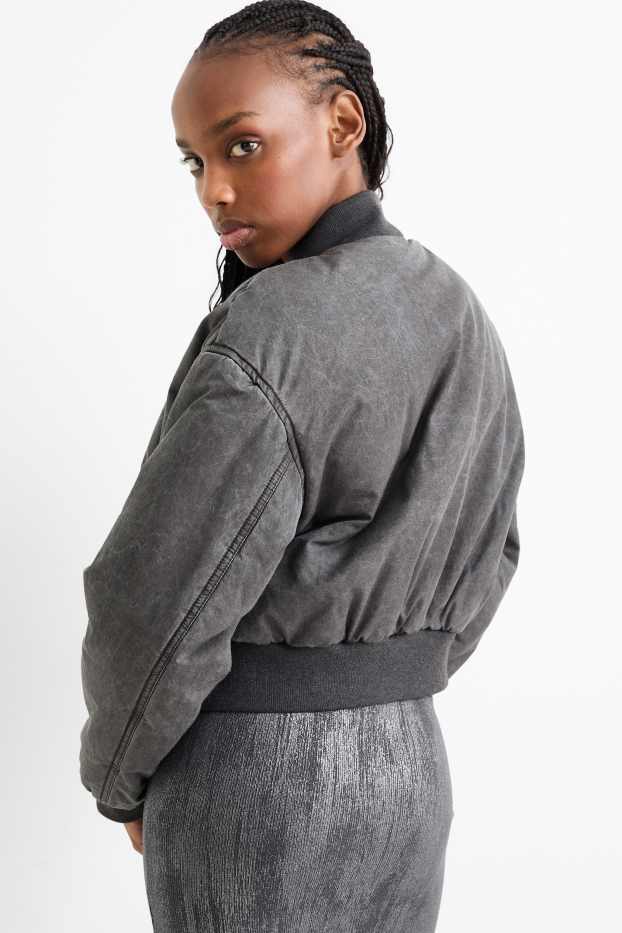 Women - Bomber jacket - gray