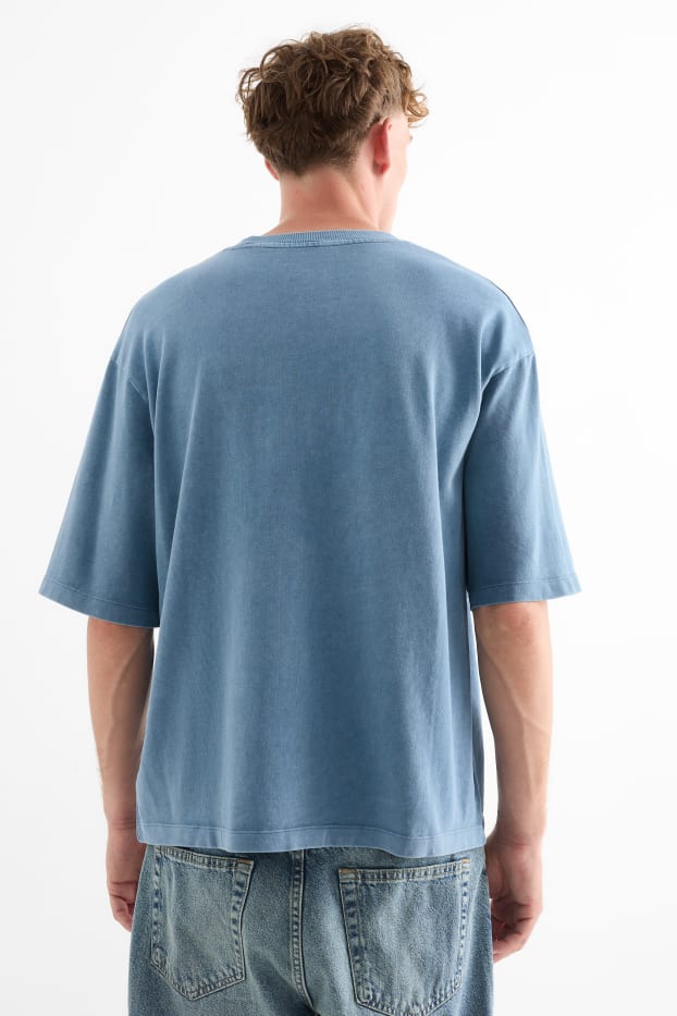 Hommes - T-shirt oversize - bleu