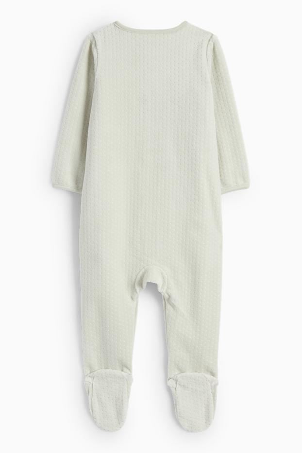 Unisexe - Winnie l’ourson - pyjama bébé - vert menthe