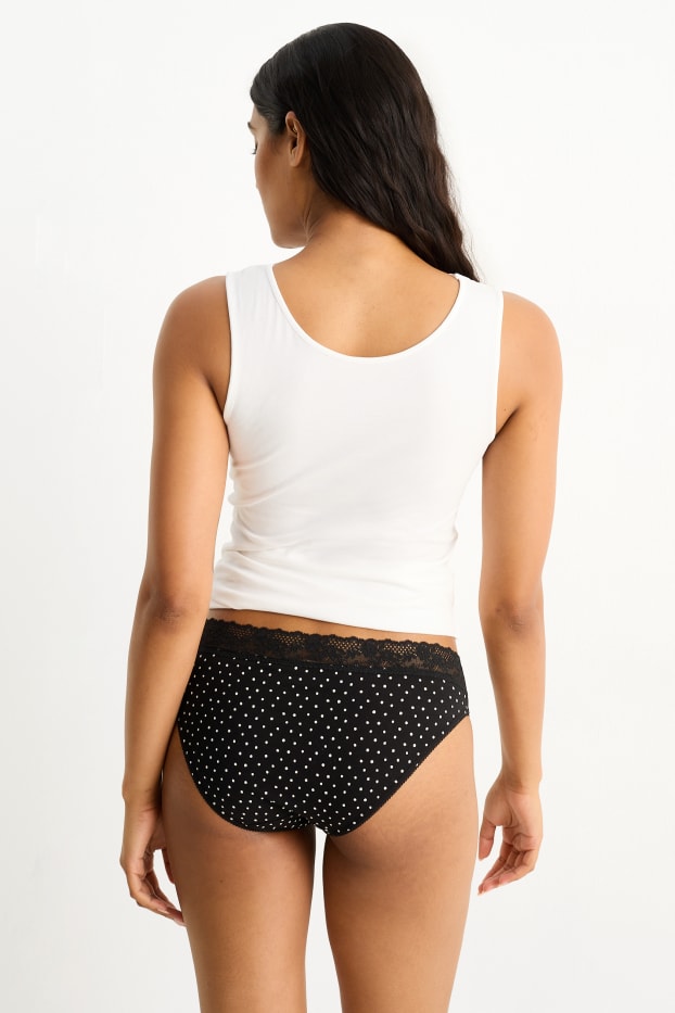 Damen - Multipack 3er - Slip - schwarz